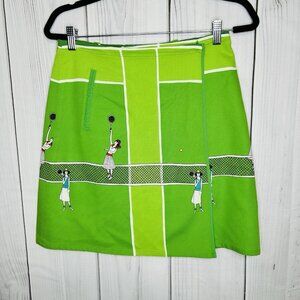 Sitwell Womens Size 2 Wrap Around Tennis Skirt Vintage Front Ball Pocket